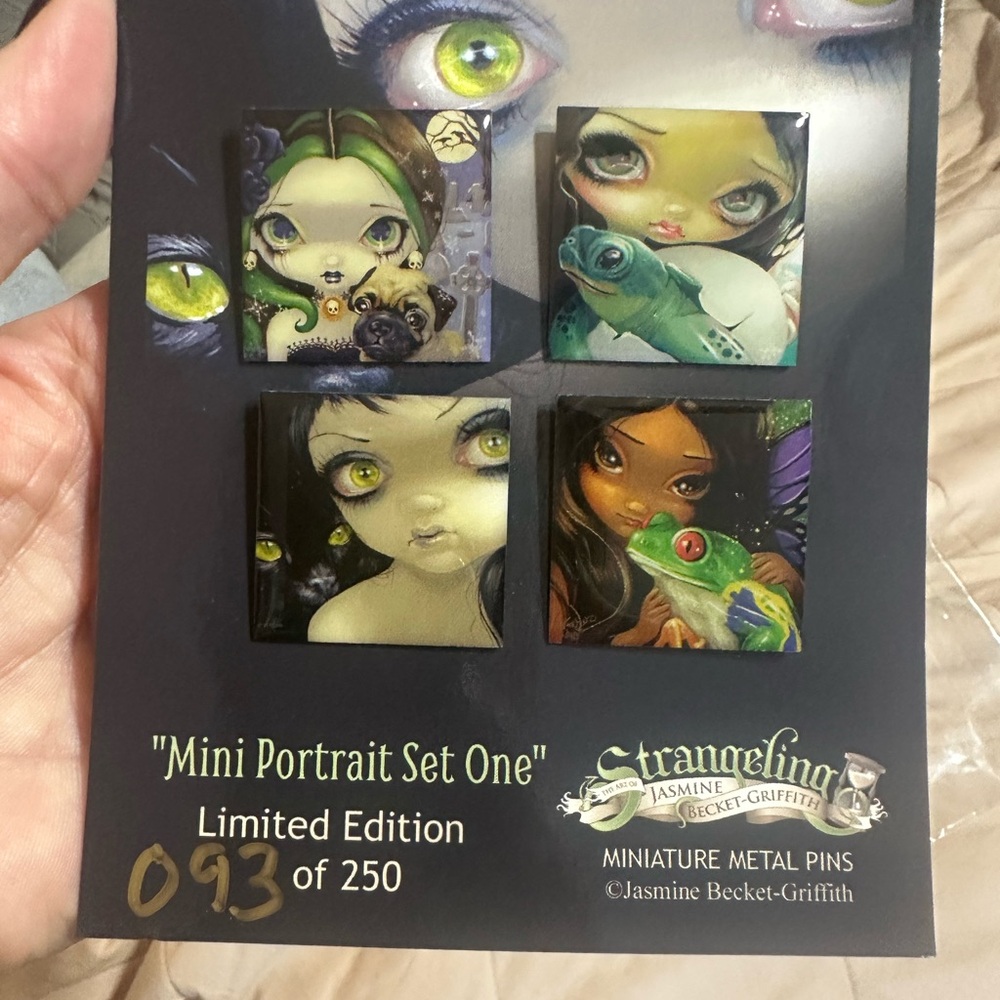 Strangeling Mini Portrait Pin Set —limited edition numbered